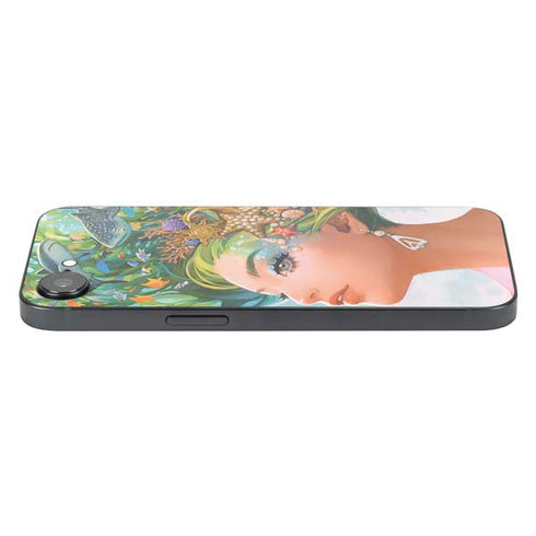Mermaid with Sea Stars in Her Hair by Ivy Dolamore iPhone 16e Skin